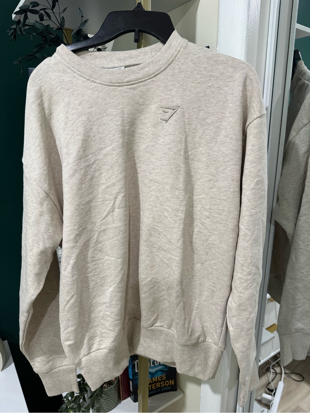 Gymshark Women’s Crewneck Sweatshirt in Light Beige